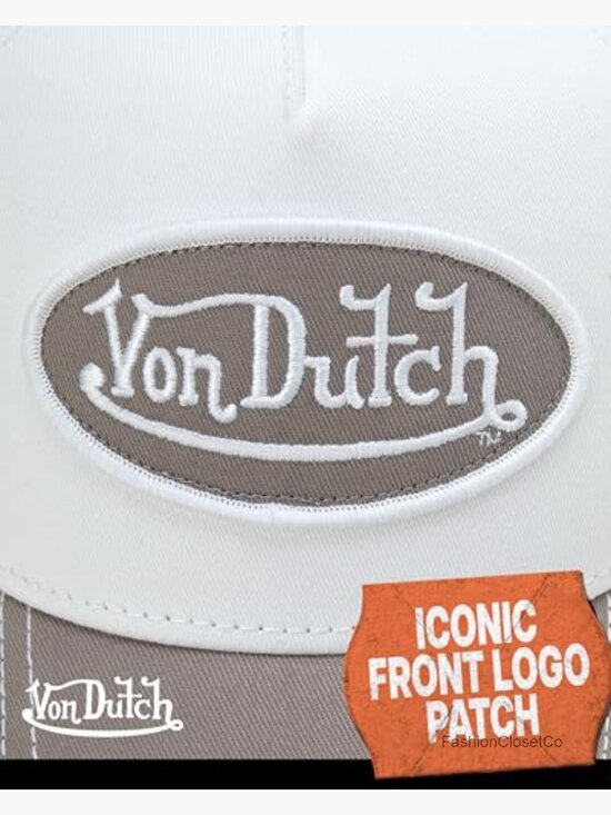 Von Dutch Vintage Style Mesh Back Snapback Trucker Hat Adjustable main image 5